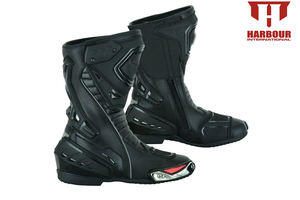 Bottes de course en cuir pour moto OEM, respirantes, coupe-vent, imperméables, ignifuges, grande taille, vêtements de sport unisexe, logo personnalisé - Product Image 4