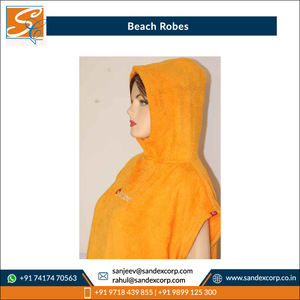 Wholesale Quantity Manufacturer <b>in</b> India Customized Logo Elegant and Wholesale Soft 100% Terry Cotton Beach Robes - Product Image 5