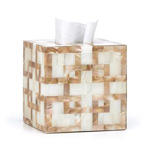 Caja de pañuelos de nácar para el hogar, accesorios de escritorio para encimera, vajilla, caja de pañuelos para la venta caliente - Product Image 5