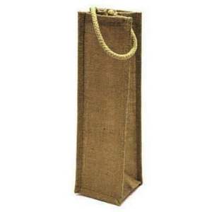 wholesale best selling jute wine <b>bag</b> Customize Reusable <b>Divided</b> Bottles Holder custom logo print eco friendly reusable - Product Image 5