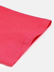 BD Girls Top de algodón Cómodo Casual Verano Camiseta de punto Famoso Aplique de encaje Personalizable Marca Serigrafía bordada - Product Image 4