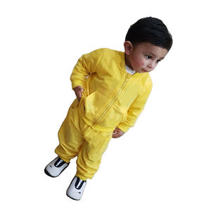 Chándal ecológico de algodón/polar para niños, cierre con cremallera, multicolor, a la venta - Product Image 3