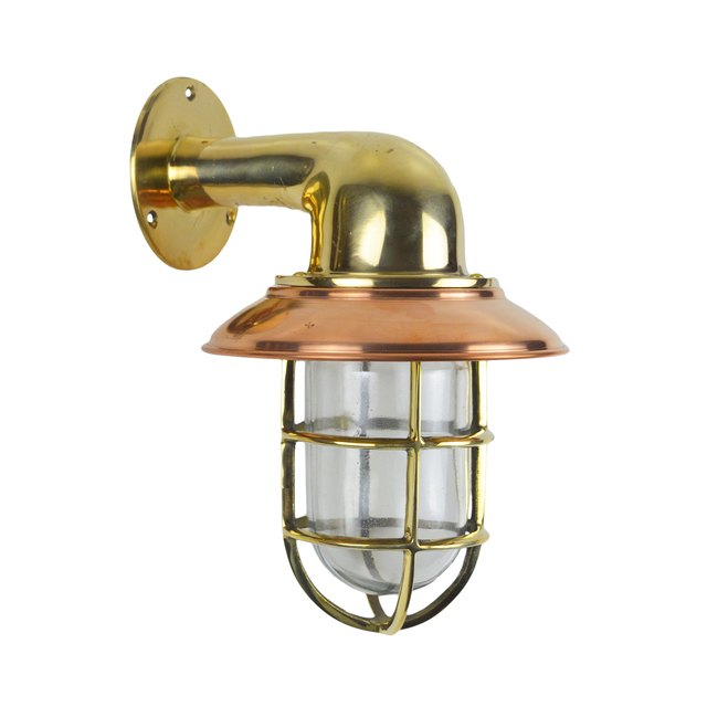 Hot Sale Bulkhead Wall Sconce With Combo Colored Outdoor Indoor Lamp Light Nautical Marine Wall Lamp Industrial Vintage Light
