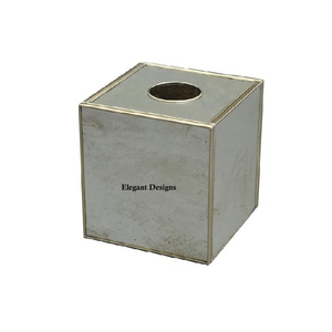 Grossiste de boîte à mouchoirs en métal pour maison hôtel Restaurant porte-serviette fait à la main couleur violette boîte à mouchoirs décorative fantaisie - Product Image 5