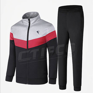 Chándales de gimnasio para correr para hombre, conjuntos de entrenamiento transpirables de talla grande, venta al por mayor, otoño 2021 - Product Image 1