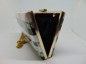 Handmade clutch bag Metal frame purse wallet sling bag bridal bags - Product Image 6