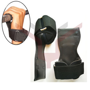 Kettlebells-Protector de Palma de mano para gimnasio, empuñaduras de cuero para gimnasia, levantamiento de pesas - Product Image 6