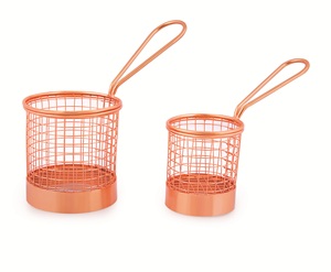 Frites rond en acier inoxydable, fournitures de cuisine, maison, filet - Product Image 2