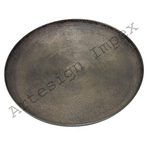 ถาดเสิร์ฟอลูมิเนียมตกแต่งทำด้วยมือทำจากทองแดงดีไซน์ขนมิงค์สำหรับบ้านและโรงแรม - Product Image 1