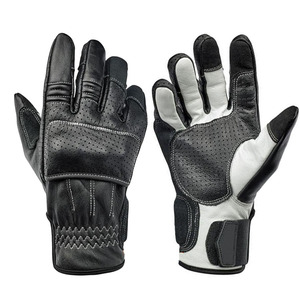 Gants de moto en cuir pour motards professionnels, nouveau style, logo personnalisé, protection, imperméables, couleur personnalisée, étiquette personnalisée, prix abordable, USA - Product Image 1