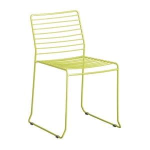 Silla de alambre de metal Diseño moderno Silla de hotel de hierro de acero Restaurante Silla de comedor Decoración para el hogar Adecuado - Product Image 6