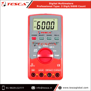 Multimètre numérique professionnel à 3 chiffres/6600 points Autoranging Inde mesure la fréquence de capacité meilleurs Instruments électriques - Product Image 2