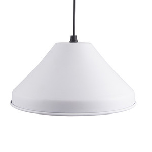 โคมไฟแขวนพลาสติกทรงระฆังสีขาว E27 LED 2700K แสงสีขาวนวล ป้องกันแสงสะท้อน สำหรับห้องนั่งเล่น - Product Image 3