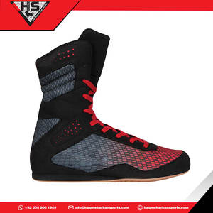 Chaussures de boxe en caoutchouc à bas prix de haute qualité OEM design personnalisé pour hommes - Product Image 3