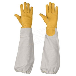 Guantes de apicultura de cuero de vaca, protectores para abejas de la mejor calidad - Product Image 3