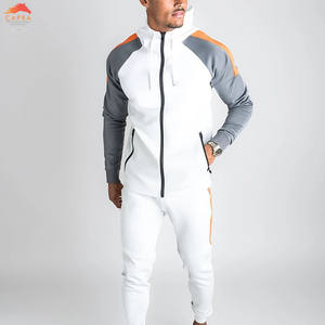 Survêtements de sport unisexes écologiques grande taille 2 pièces veste et pantalon de jogging à fermeture éclair intégrale vêtements de sport 2023 - Product Image 5