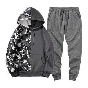 Chándal polar de alta calidad para trotar, traje de diseño personalizado con capucha para entrenamiento de gimnasio - Product Image 3