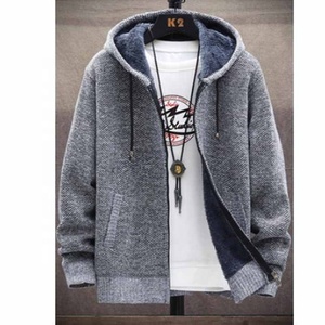 Pull à capuche épais en polaire pour homme, automne/hiver, 100% coton, camouflage, tricoté, écologique, 2022 - Product Image 6