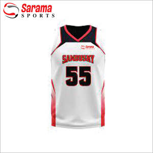 Ensemble d'uniformes de basket-ball maillot de basket-ball réversible personnalisé design uniforme couleur bleu motif avec logo personnalisé - Product Image 1