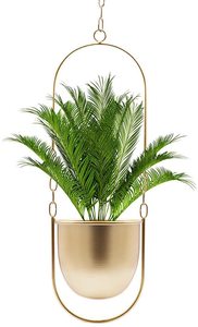 Hanging Metal Plant Hanger, Simple Modern Planter, Hanging Planters for Indoor Plants - Product Image 2