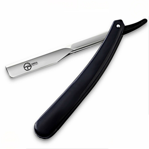 Maquinilla de afeitar Barbero de una sola hoja con mango de plástico clásico - Product Image 1