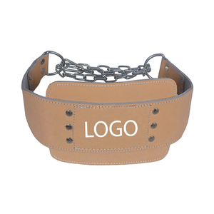 Cinturón de gimnasio de cuero genuino con Logo personalizado, ajustable, levantamiento de pesas, powerlifting, para CrossFit - Product Image 5