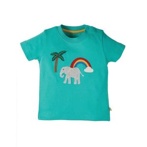 T-shirt pour garçons et enfants, design premium momo, nouveau design, article tendance, haute qualité, imprimé interlock, décontracté, 100% coton, Bangladesh. - Product Image 1