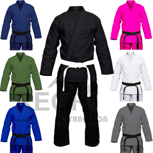 Jiu Jitsu ชุดเครื่องแบบผ้าสำลี100%,ชุดกิโมโน Jiu Jitsu ทำจากผ้าคอตตอน - Product Image 2