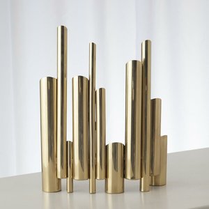 Florero de METAL para decoración del hogar, florero de aluminio para uso comercial y decoración de bodas - Product Image 3