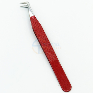 Pince à cils 3 Pro Russian Volume High Classified avec pointe en fibre de diamant en forme de L Utilisation des sourcils et des cils - Product Image 6