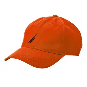 도매 스포츠 6 패널 야구 모자 오렌지 컬러 패션 야구 스포츠 모자 사용자 정의 로고