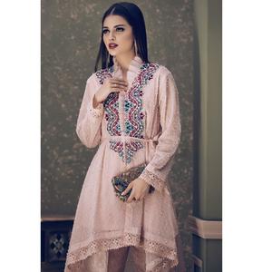 Vestido de Fiesta de 3 Piezas Color Blanco Amizing, Increíble y Popular en Pakistán, Traje para Mujer, Ropa India para Verano e Invierno - Product Image 4