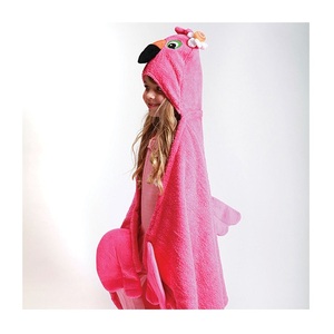 2022 Elegant Style Bright Pink Color Flamingo Head <b>Poncho</b> <b>Towels</b> for <b>Girls</b> Available in Pakistan on Best Wholesale Prices - Product Image 5