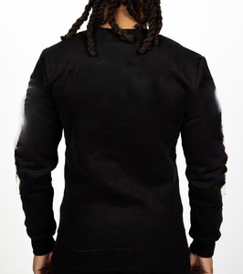 Venta al por mayor 100% algodón Sudadera con capucha de los hombres de gran tamaño pulóver sudadera logotipo personalizado bordado francés Terry en relieve pantalones de chándal - Product Image 2