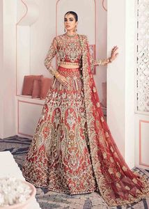 BELLE INDIENNE/PAKISTANAIS LOURD SUPERBE BRODERIE SUR DE MARIÉE LEHENGA,BLOUSE--DRESS Embelli ZARDOZI travail pour le Mariage @ 2021 - Product Image 2