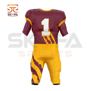 ชุดเครื่องแบบนักเทนนิสสำหรับผู้ชาย,ชุดยูนิฟอร์มสำหรับใส่เล่นฟุตบอลแบบอเมริกันขายส่งแบบระเหิด - Product Image 4