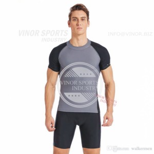 Fabricante Pakistán suministra rashguard de natación profesional para hombres ropa de entrenamiento personalizada función elástica para boxeo marcial - Product Image 2