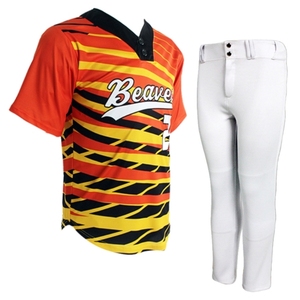 Uniforme de Béisbol Estampado de Último Diseño, Nueva Llegada 2023, 100% Poliéster, Anti-UV, Transpirable, Manga Corta, Ropa Deportiva Personalizada para Hombre - Product Image 1