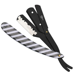 3Rasoirs droits de qualité Pro conçus pour un usage professionnel, construction en acier inoxydable, conception légère et facilité de contrôle - Product Image 3