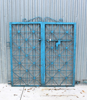 Puertas de entrada de interior de hierro forjado, puertas de doble puerta de estilo italiano antiguo, retro, fabricantes de la India