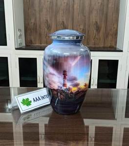 High Quality AAA International American Style Galaxy Aluminum Adult Cremation Urn - Product Image 2