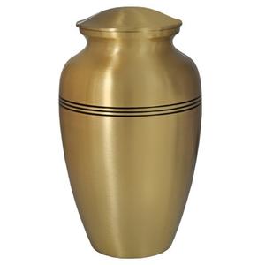 ทองเหลืองชุบทองวัสดุคลาสสิกโกศเผาศพขนาดใหญ่ที่มีแม่ของมุกเสร็จโหลภาชนะที่ระลึกสำหรับผู้ใหญ่ขี้เถ้า - Product Image 6