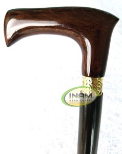 Bastón de Madera Refinada con Mango de Diseño, Bastón Hecho a Mano |   Soporte para Caminar Elegante para Hombres Mayores Coleccionistas, Regalo Elegante - Product Image 4