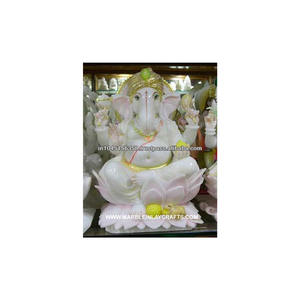 Ganesha Idol-mármol blanco - Product Image 1