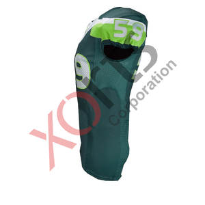 Camiseta de fútbol americano sublimada de camuflaje personalizada, agujeros de malla transpirable, aparejos de sarga de talla grande bordados, nombre y números del equipo - Product Image 6