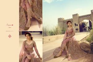 Le plus choisi Salwar Kameez costume Dupatta indien dames femmes portent broderie pierre travail filet de soie pleine longueur en gros bas prix ApparelGarment - Product Image 4