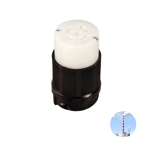 Certifié L21-20C 20A 120/208V électrique connecteur pour fours de boulangerie - Product Image 2