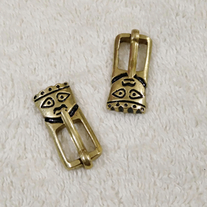 Petite ceinture en laiton médiéval BC pour boucle cuivre Messingschnalle couleur noire pour Costumes médiévaux produit boucles modèle TT-1121 - Product Image 4