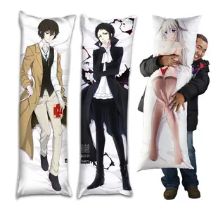 Osamu Dazai Zwerfhonden Knappe Jongen Anime Karakter Lichaam Knuffelbeer Body Kussensloop