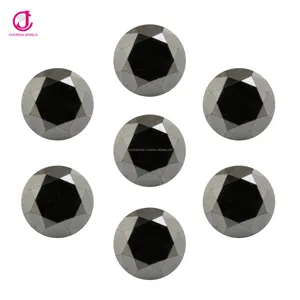 1.6mm-2.0mm 100% Natural Black Diamond Round Excellent Cut Loose Diamond For Making Fine Jewelry Buy From India